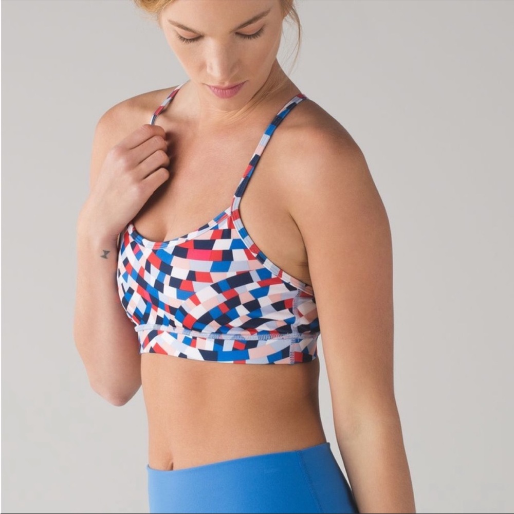 Lululemon Flow Y Bra IV Capoeira Multi